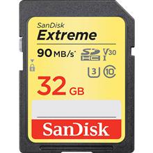 کارت حافظه سن دیسک مدل اکستریم وی 30 کلاس 10 با ظرفیت 32 گیگابایت و سرعت 90 مگابایت بر ثانیه